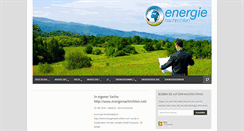 Desktop Screenshot of energienachrichten.net