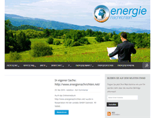 Tablet Screenshot of energienachrichten.net